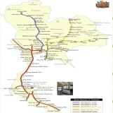 Train routes from across Thailand to Nakhon Si Thammarat and Surat Thani